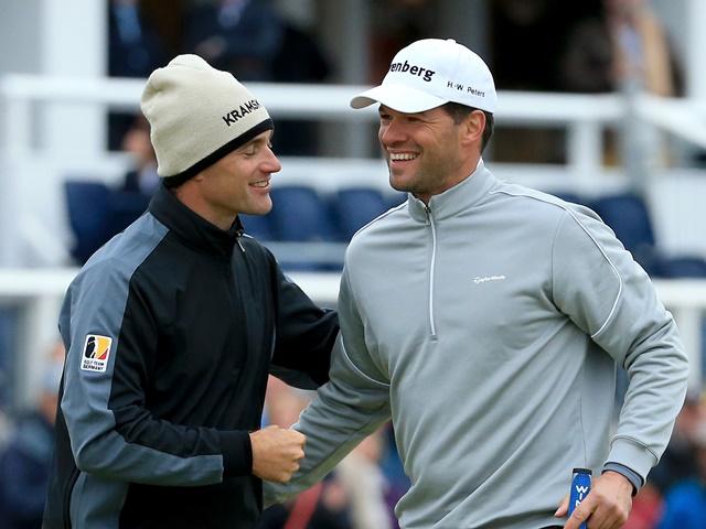 Florian Fritsch (left, with Michael Ballack at the Alfred Dunhill Links) has shown plenty of promise lately